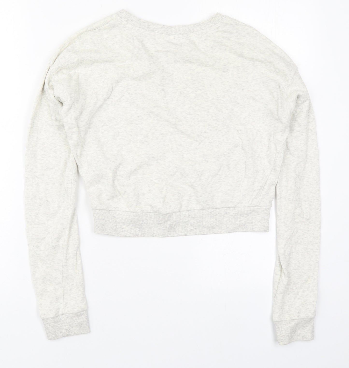 H&M Womens Grey  Cotton Pullover Sweatshirt Size XS  Pullover