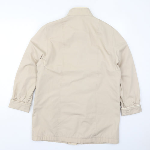 Jan Robert Womens Beige   Jacket  Size 10  Button