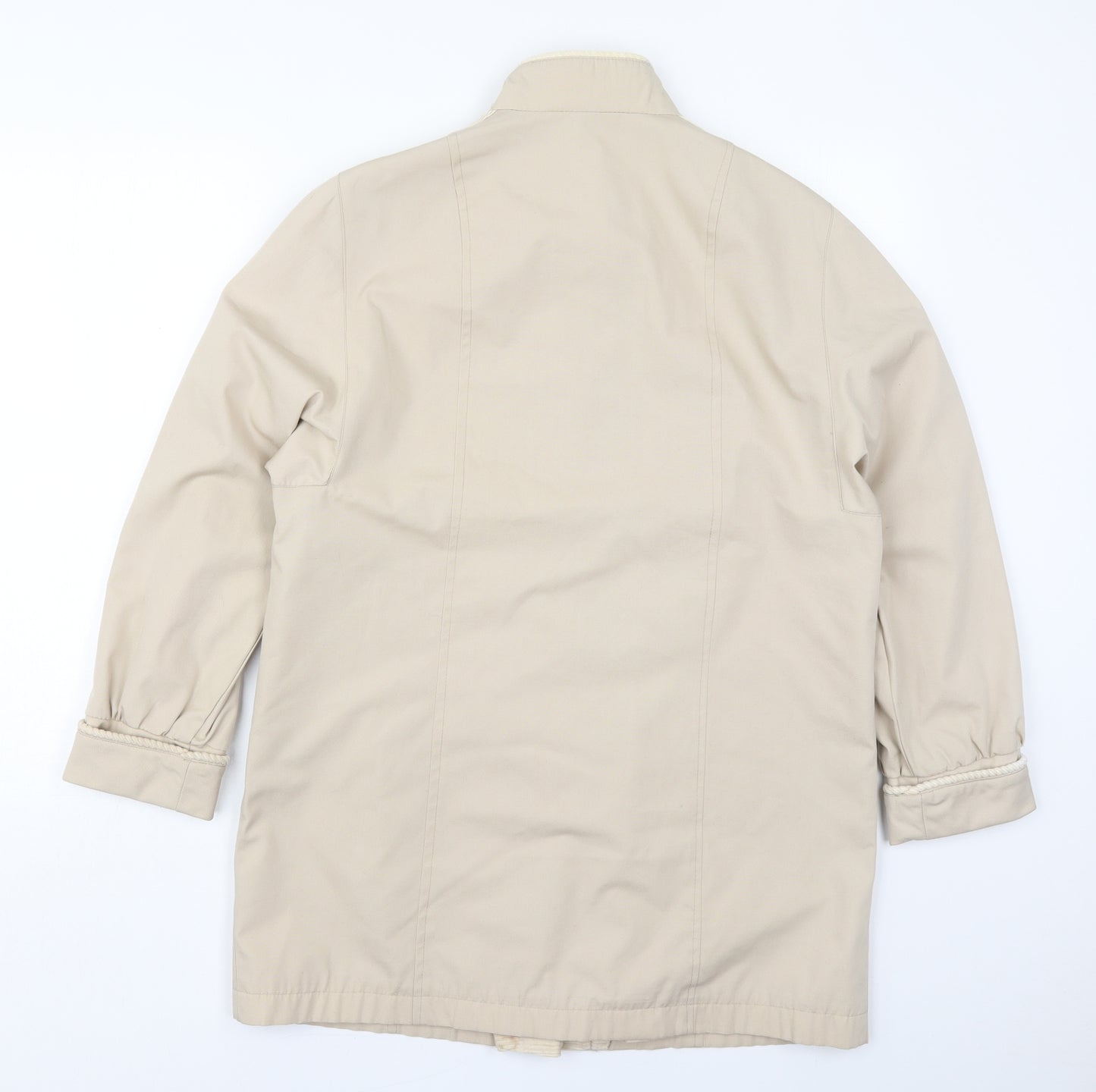 Jan Robert Womens Beige   Jacket  Size 10  Button