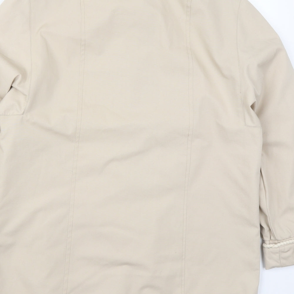 Jan Robert Womens Beige   Jacket  Size 10  Button