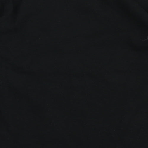 Matalan Girls Black  100% Cotton Basic T-Shirt Size 4 Years Round Neck  - Be You
