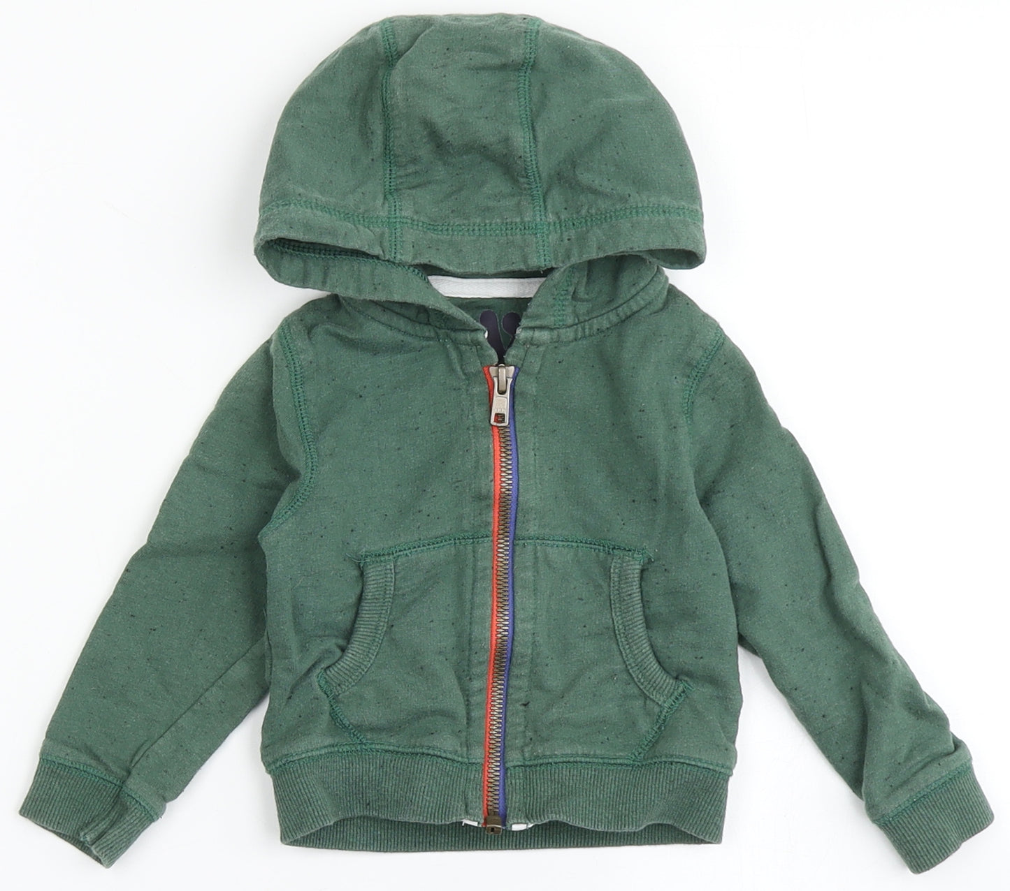 Very Boys Green   Jacket  Size 9-12 Months   Zip - Speckled Print