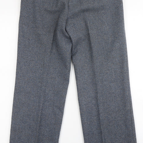 C&A Mens Blue  Polyester Dress Pants Trousers  L28 in Regular Button