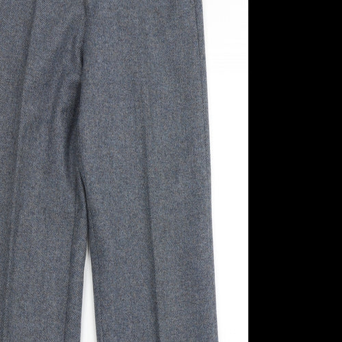 C&A Mens Blue  Polyester Dress Pants Trousers  L28 in Regular Button