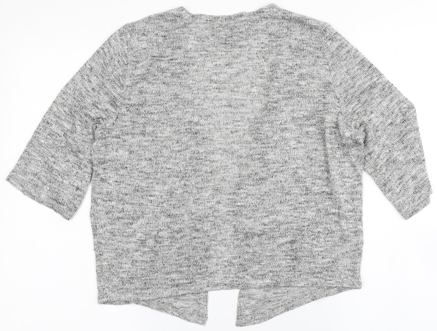 Atmosphere Womens Grey V-Neck  Viscose Shrug Jumper Size 6