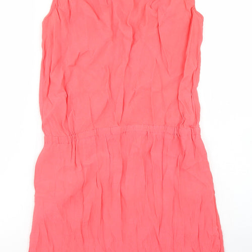 NEXT Womens Pink  Viscose Skater Dress  Size 8  Cowl Neck