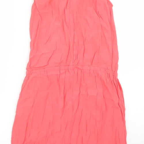 NEXT Womens Pink  Viscose Skater Dress  Size 8  Cowl Neck