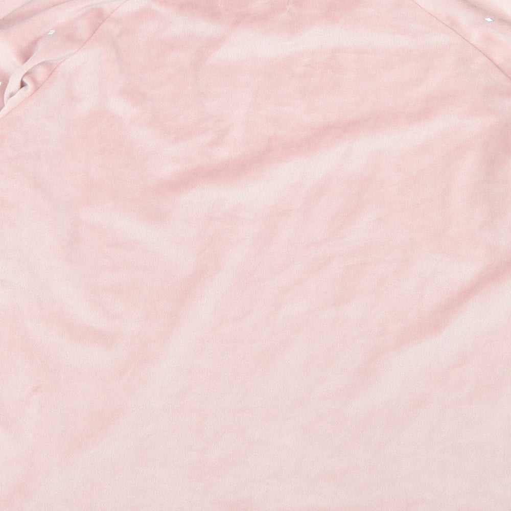 La Marquise Womens Pink  Polyester Pullover Sweatshirt Size M