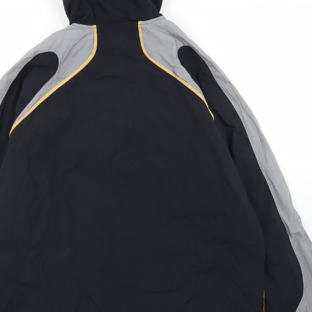 Canterbury Mens Black   Windbreaker Jacket Size M  Zip - London Wasps