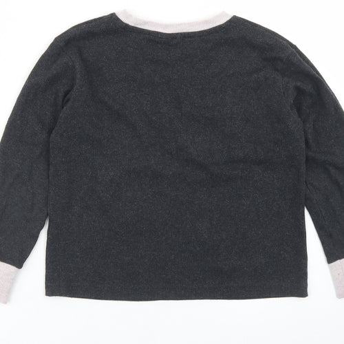 Matalan Boys Grey  Cotton Basic T-Shirt Size 7 Years Crew Neck  - Marvel Avengers