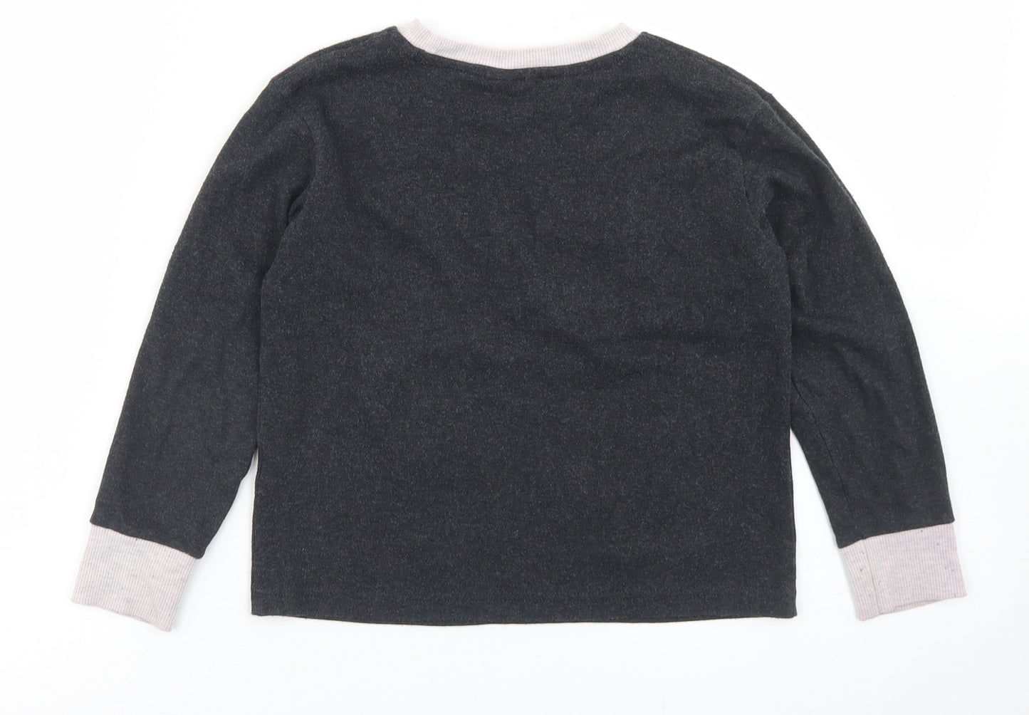 Matalan Boys Grey  Cotton Basic T-Shirt Size 7 Years Crew Neck  - Marvel Avengers