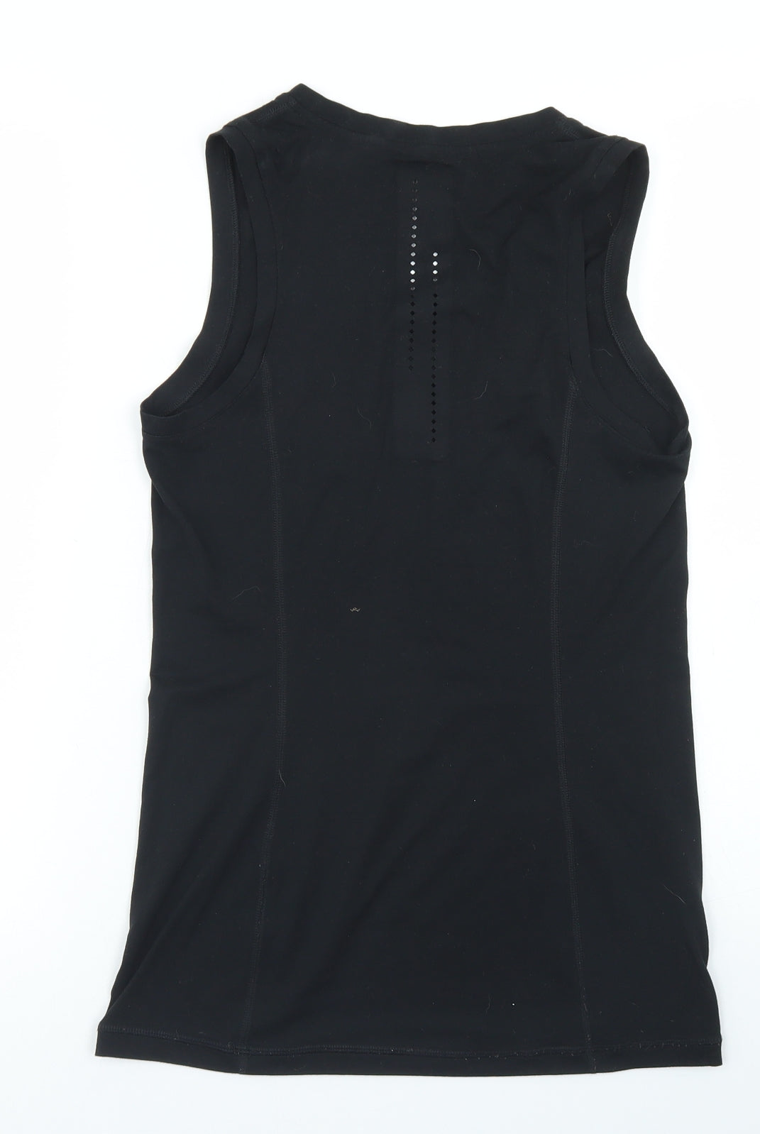 Nike Womens Black  Polyester Basic Tank Size S V-Neck  - Dri-fit