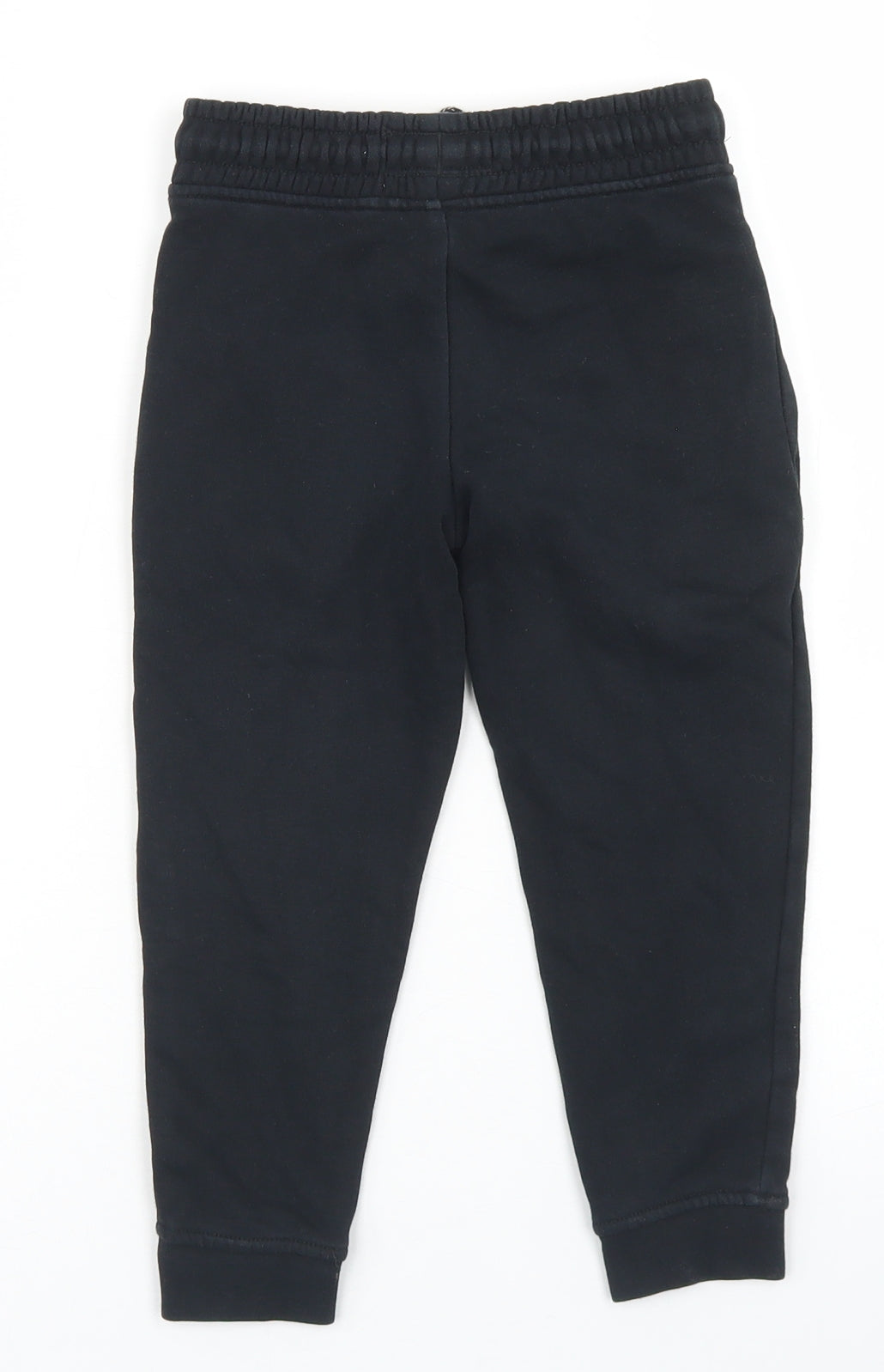 NEXT Boys Black  Cotton Jogger Trousers Size 3 Years  Regular Drawstring