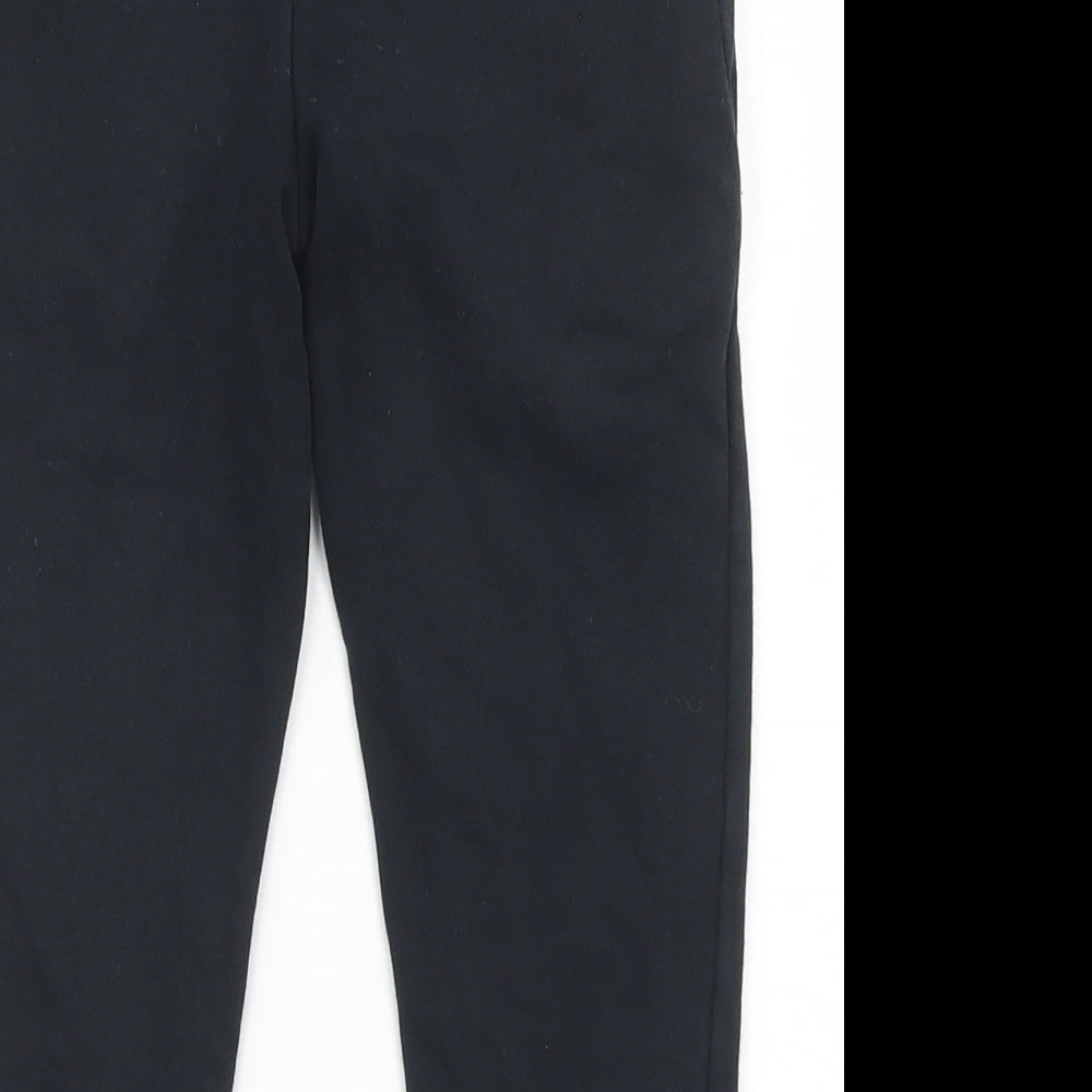 NEXT Boys Black  Cotton Jogger Trousers Size 3 Years  Regular Drawstring