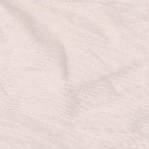 Blakely Womens Pink Round Neck  Cotton Pullover Jumper Size S   - crop top