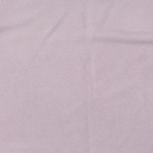 Dunnes Stores Womens Pink Round Neck  Acrylic Pullover Jumper Size M