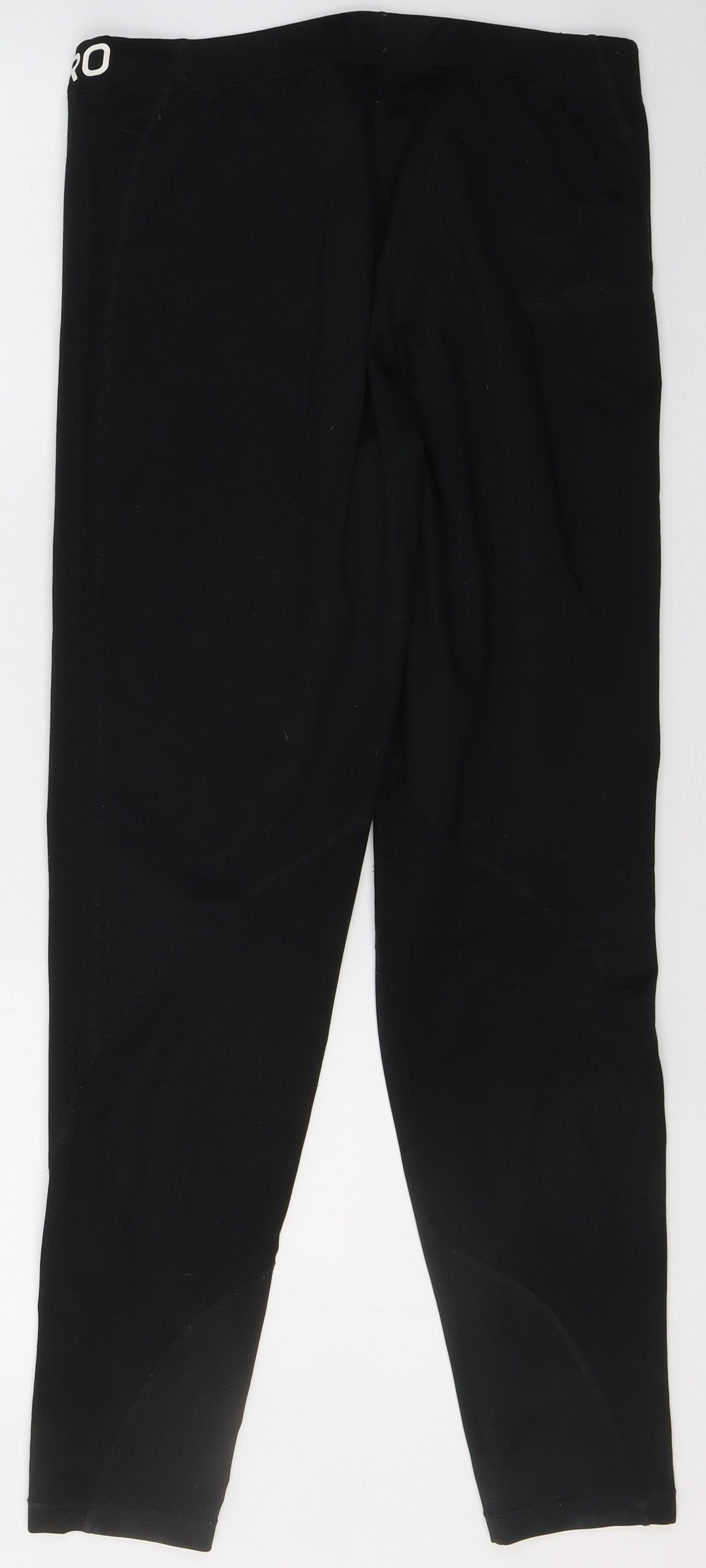 Nike Womens Black  Polyester Jegging Leggings Size L L27 in   - Nike Pro