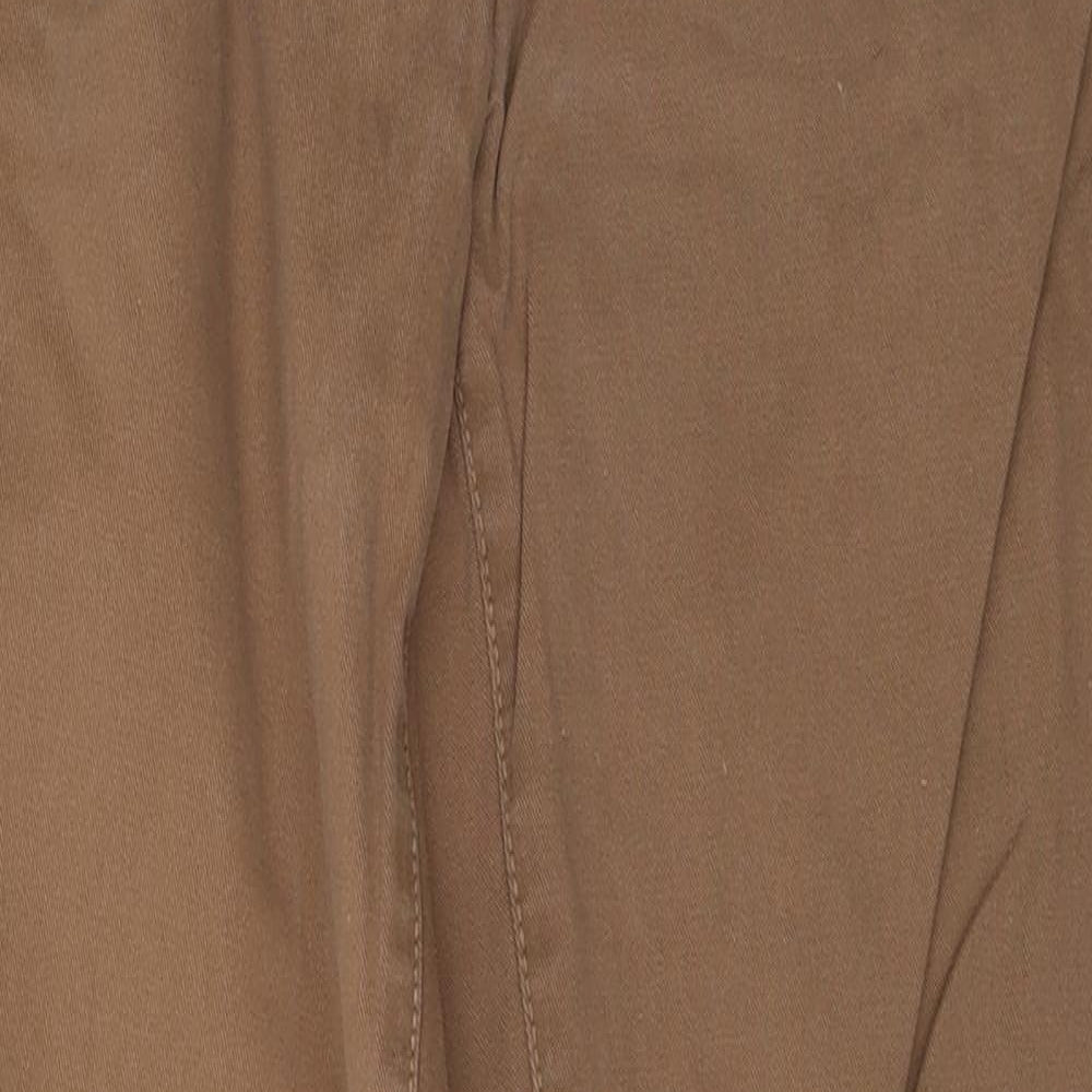 Chino Womens Brown  Cotton Straight Jeans Size 10 L30 in Regular