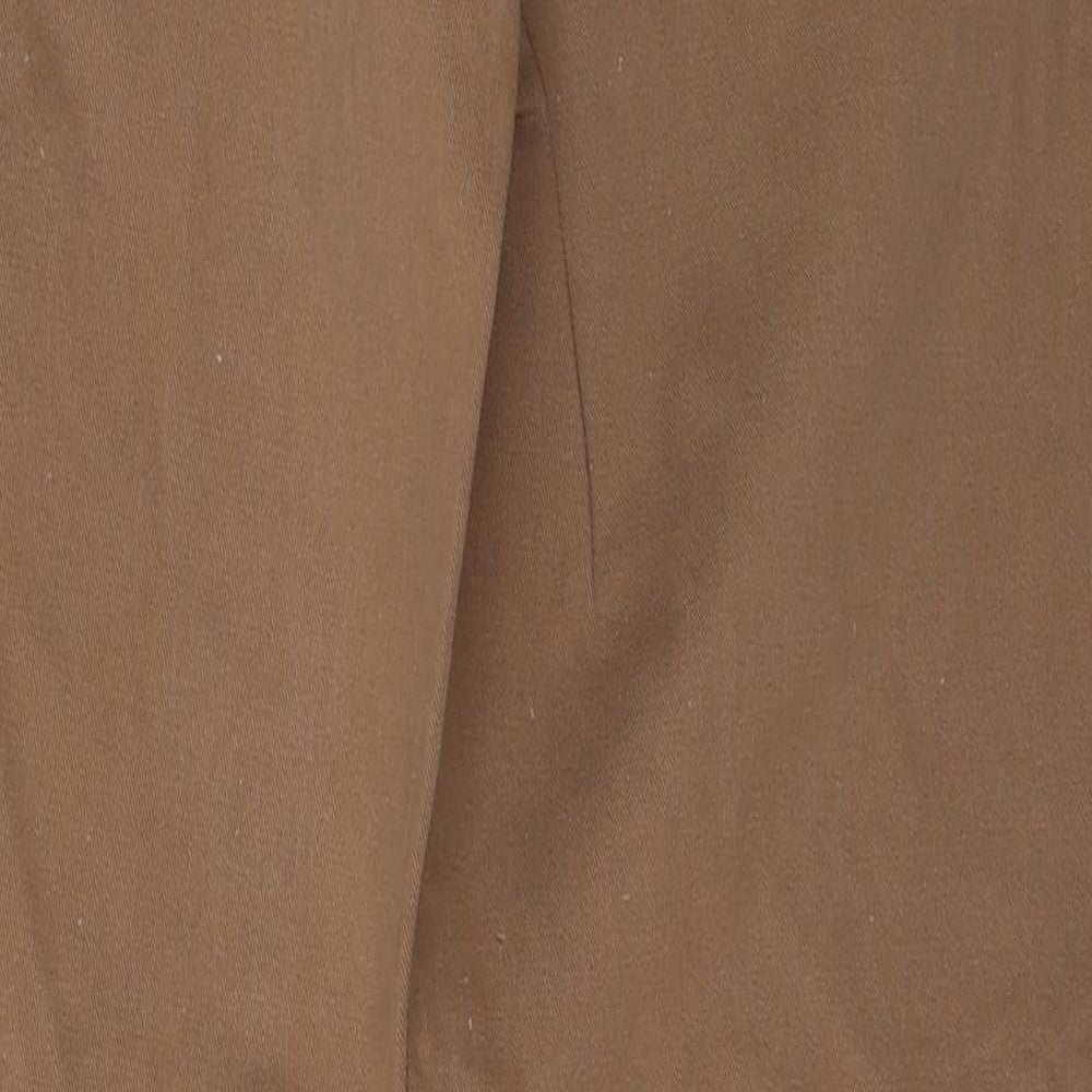 Chino Womens Brown  Cotton Straight Jeans Size 10 L30 in Regular