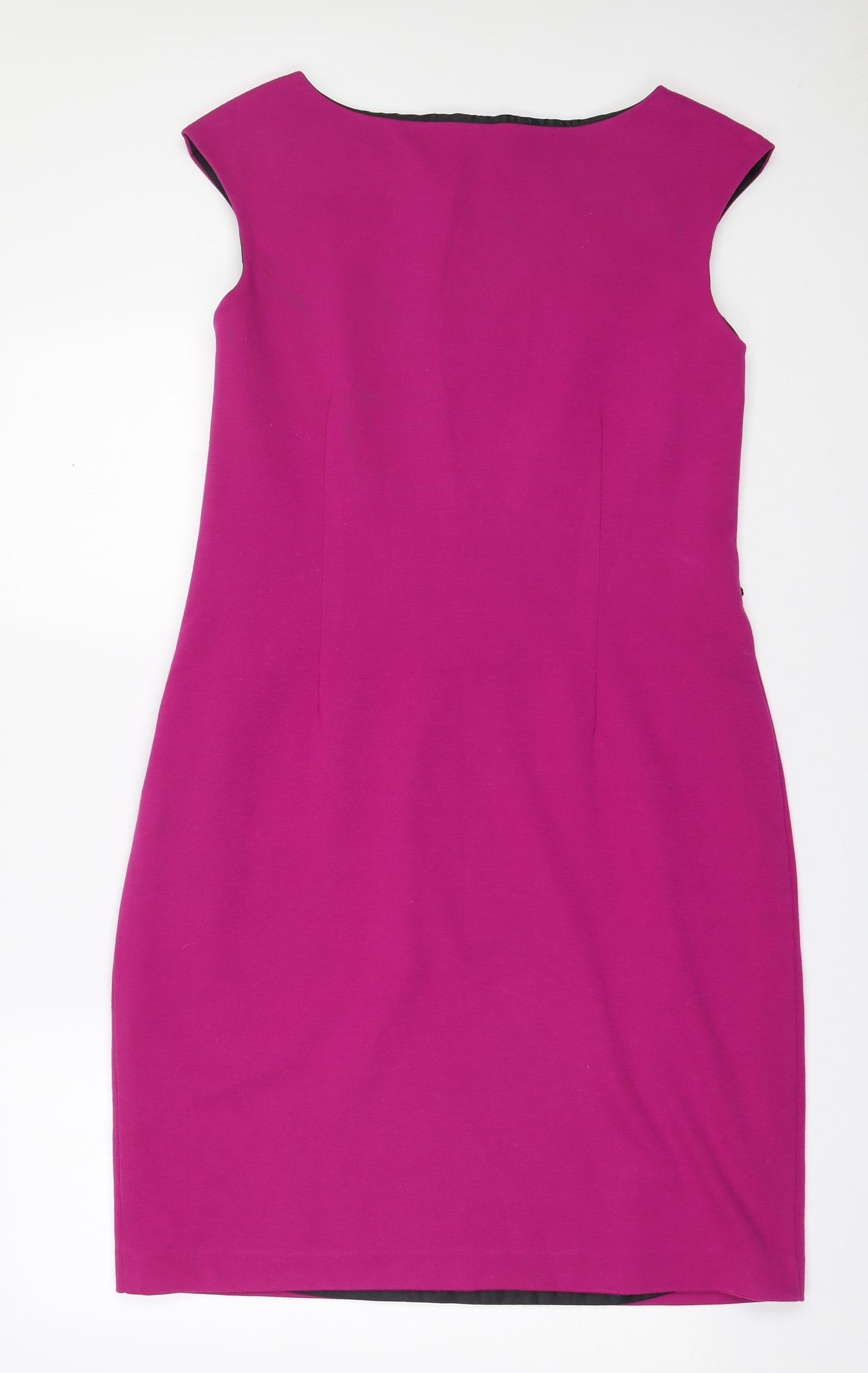 Precis Womens Pink  Polyester A-Line  Size 16  Boat Neck Zip