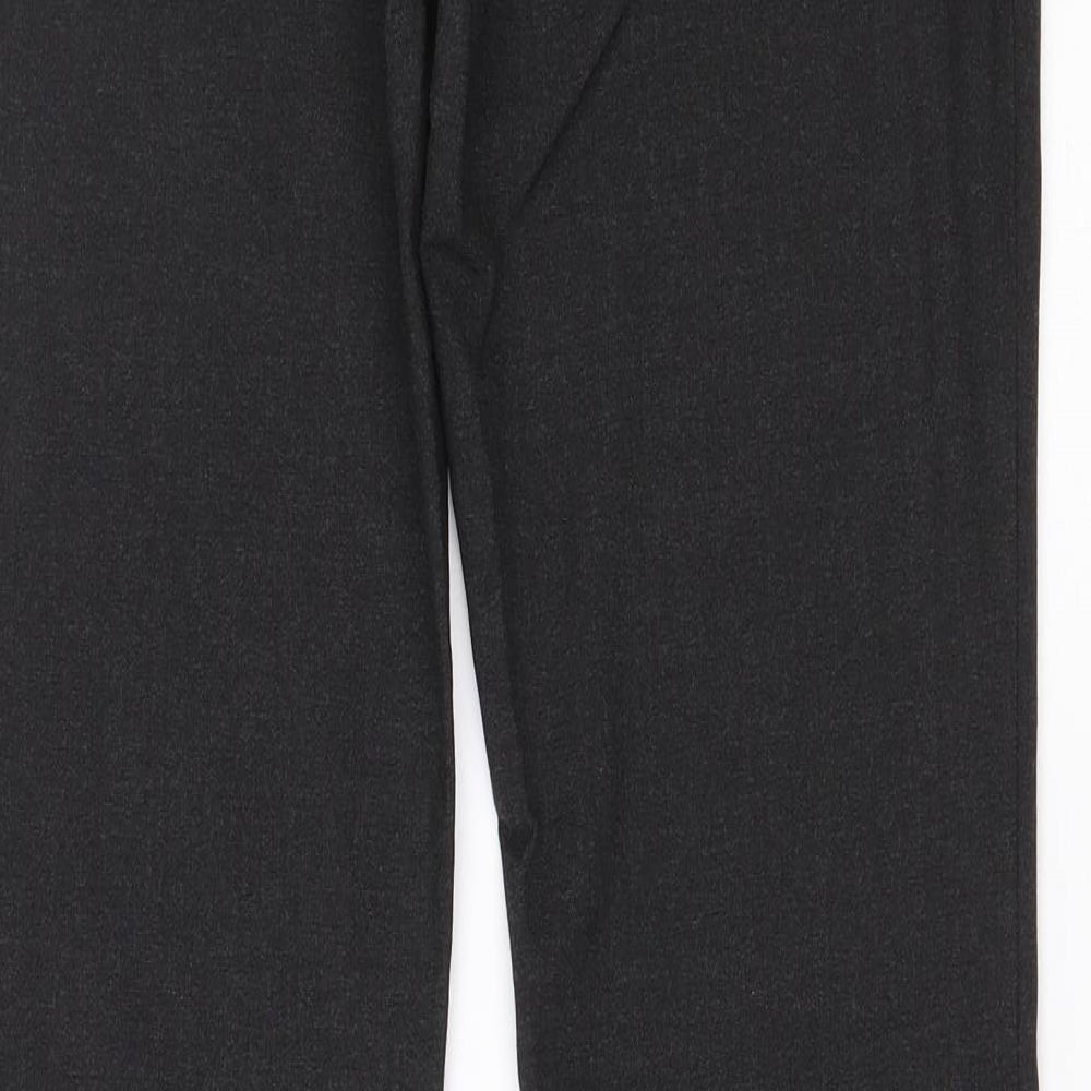 River Island Womens Grey  Polyester Dress Pants Trousers Size 10 L32.5 in Regular Zip