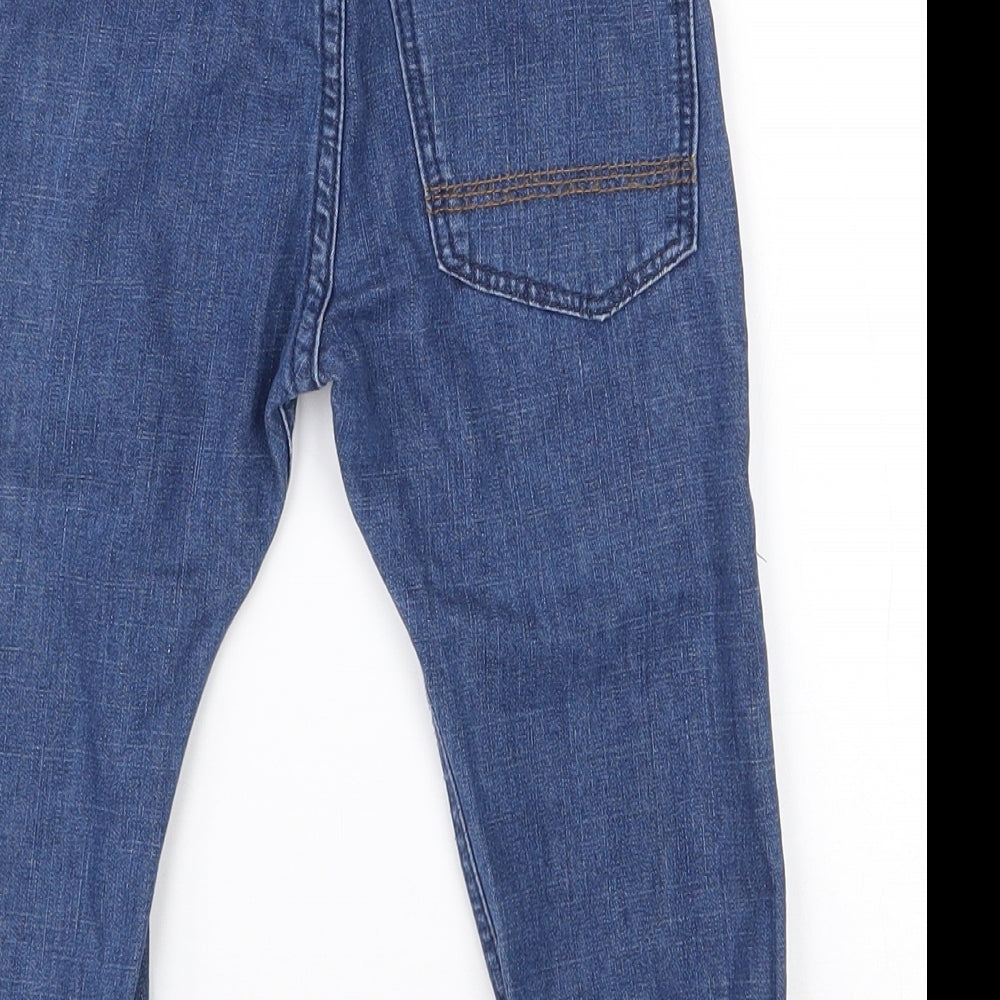 H&M Boys Blue  Cotton Jogger Trousers Size 2-3 Years  Regular Drawstring