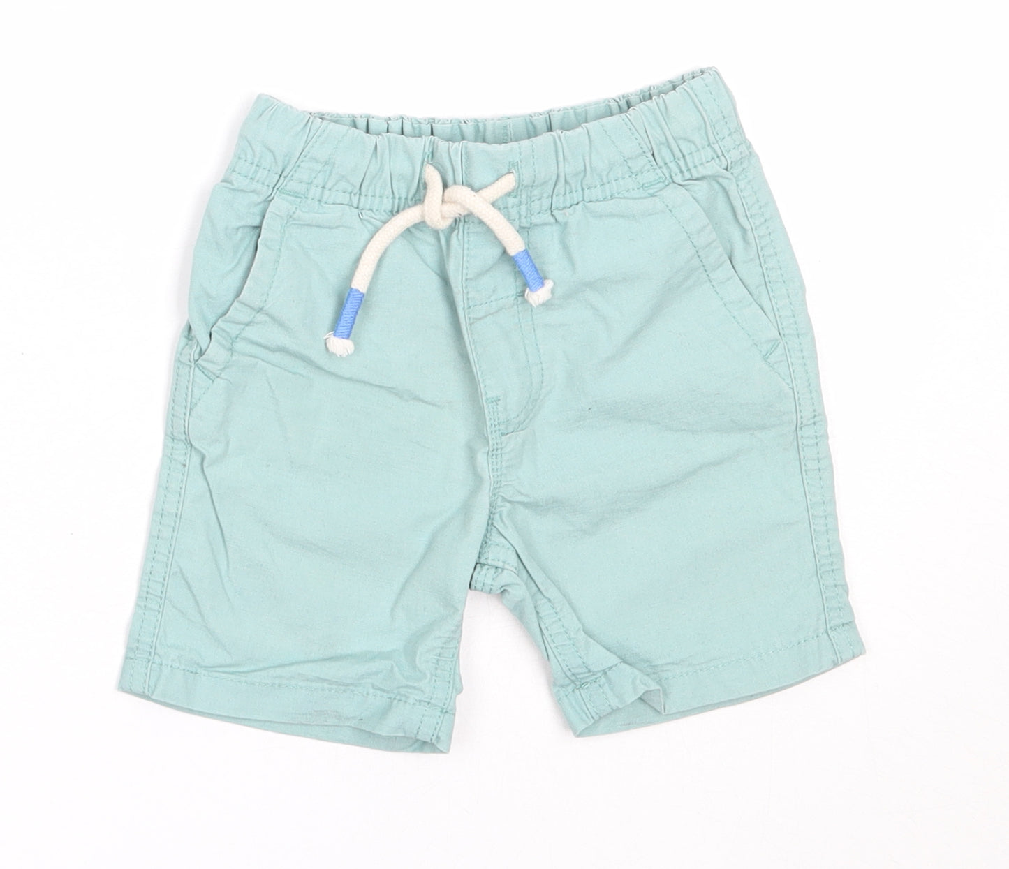 Dunnes Stores Boys Blue  Cotton Cropped Trousers Size 9-12 Months
