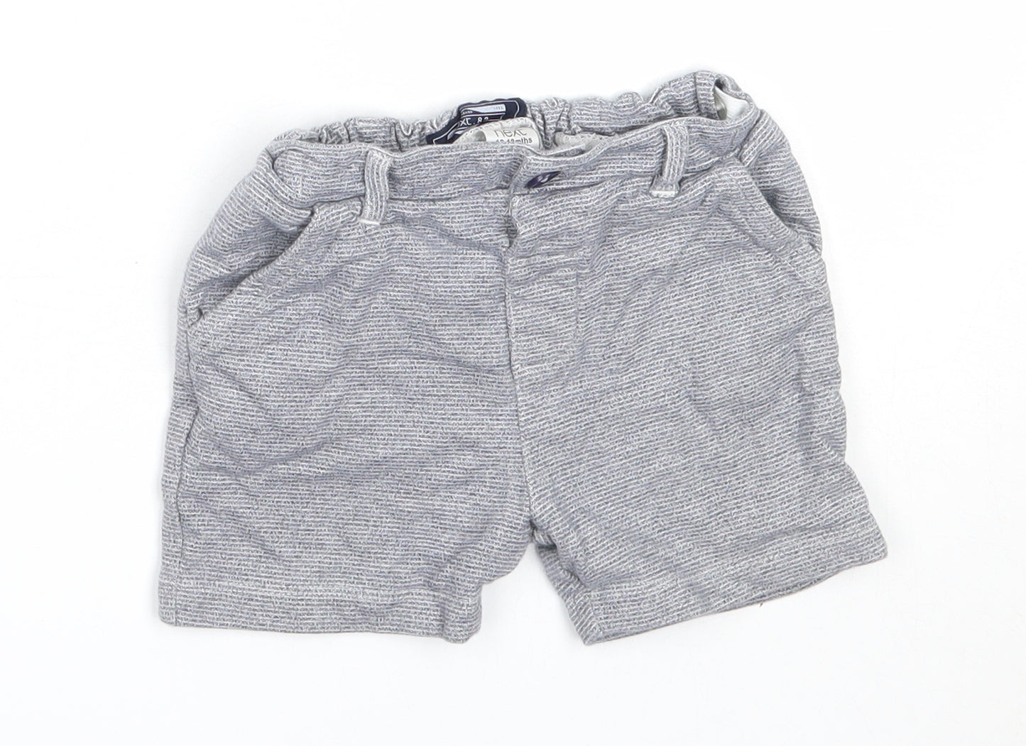 NEXT Boys Blue  Cotton Cropped Trousers Size 12-18 Months