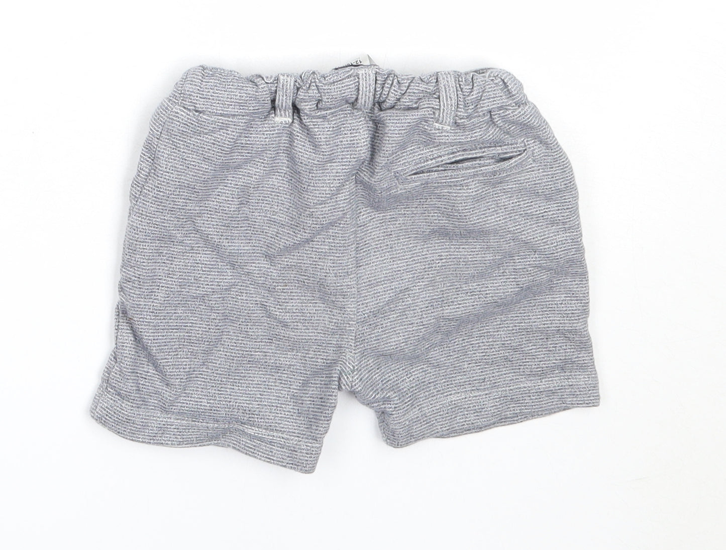 NEXT Boys Blue  Cotton Cropped Trousers Size 12-18 Months