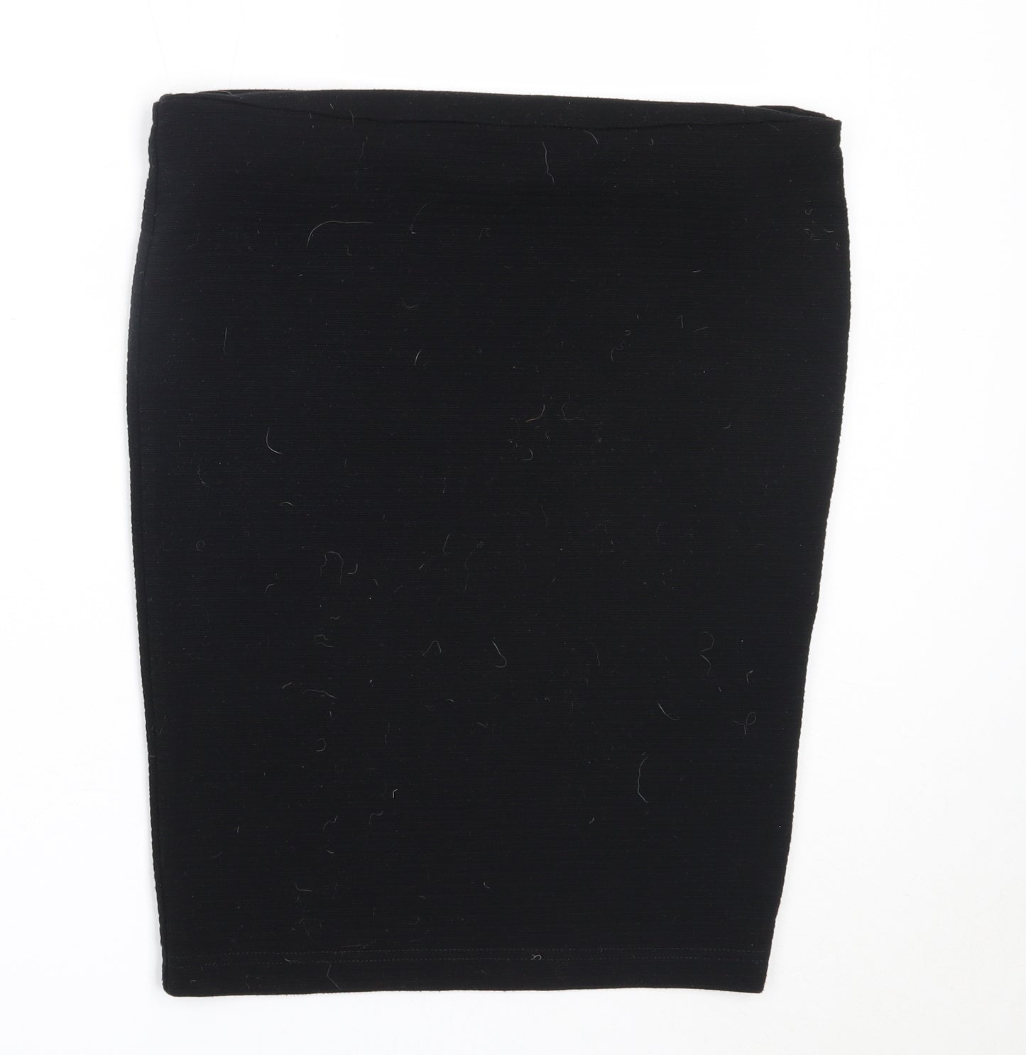 Dunnes Stores Womens Black  Polyester Straight & Pencil Skirt Size S
