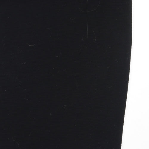 Dunnes Stores Womens Black  Polyester Straight & Pencil Skirt Size S