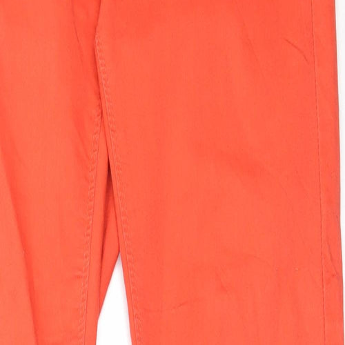 Janina Womens Red  Cotton Skinny Jeans Size 36 L29 in Regular