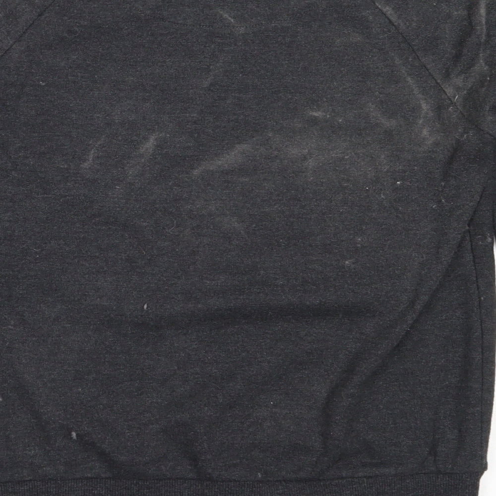 McKenzie Womens Grey  Cotton Pullover Sweatshirt Size 8