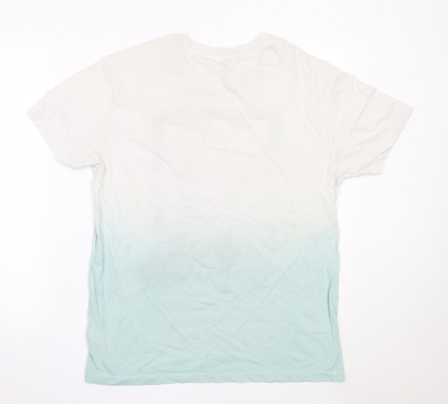 NEXT Mens White  Cotton  T-Shirt Size M Round Neck  - Los Angeles