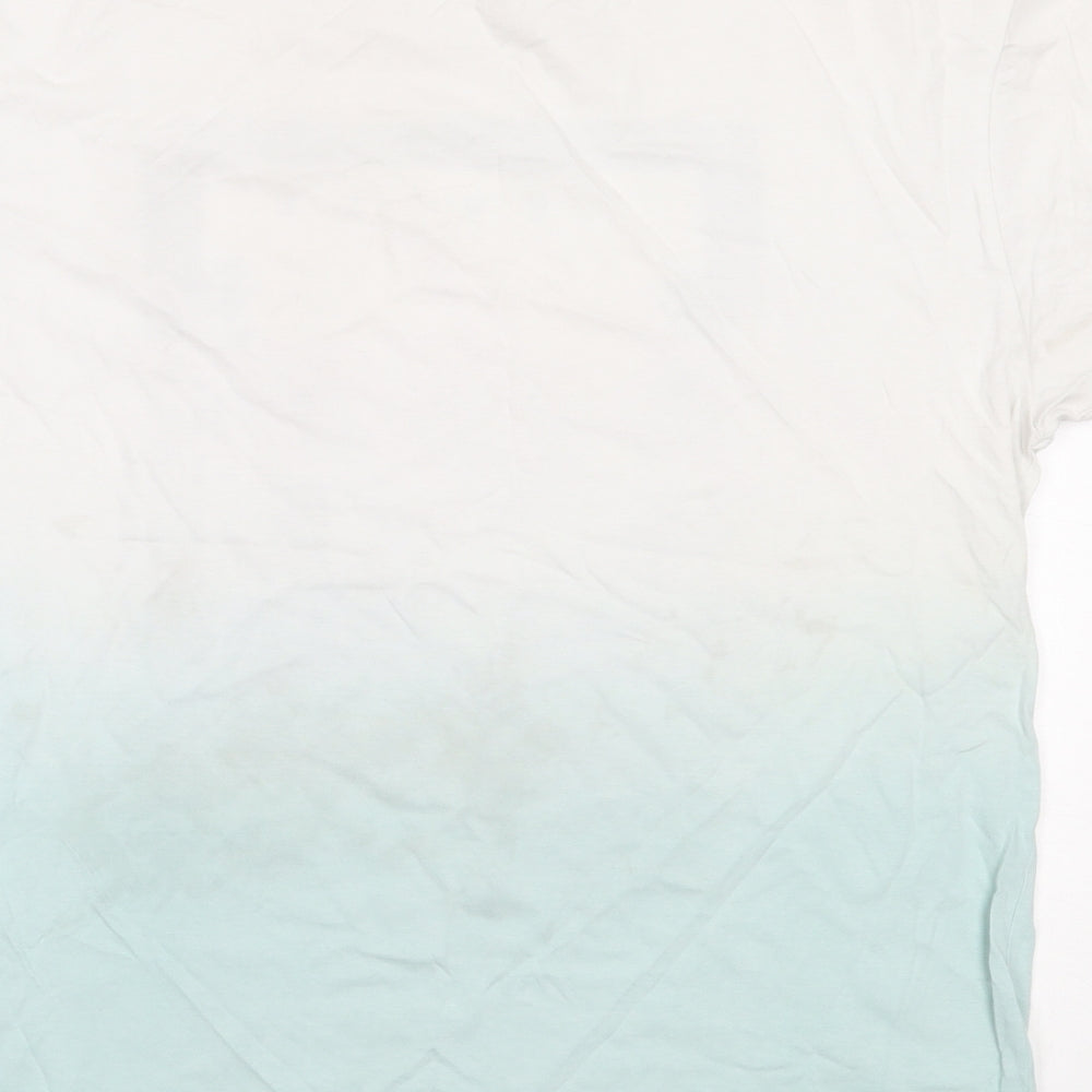 NEXT Mens White  Cotton  T-Shirt Size M Round Neck  - Los Angeles