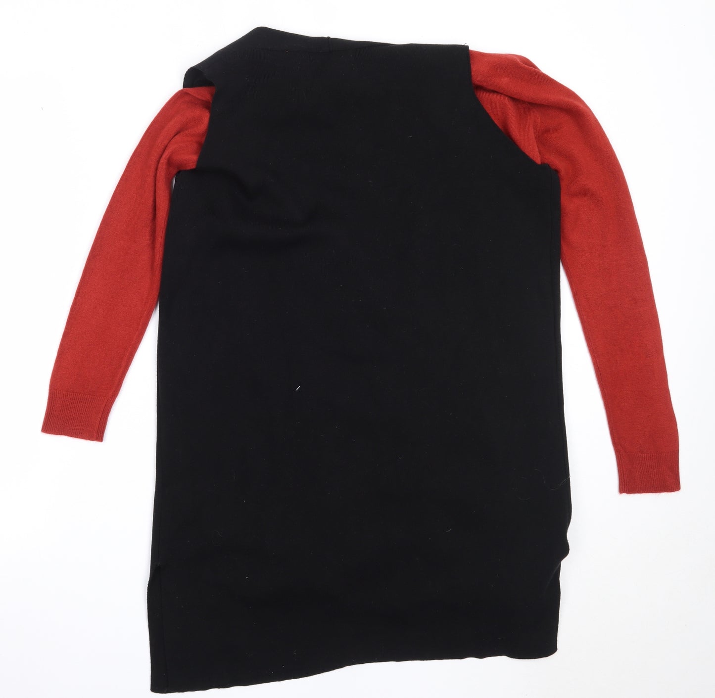 Atmosphere Womens Red Round Neck  Acrylic Cardigan Jumper Size 10