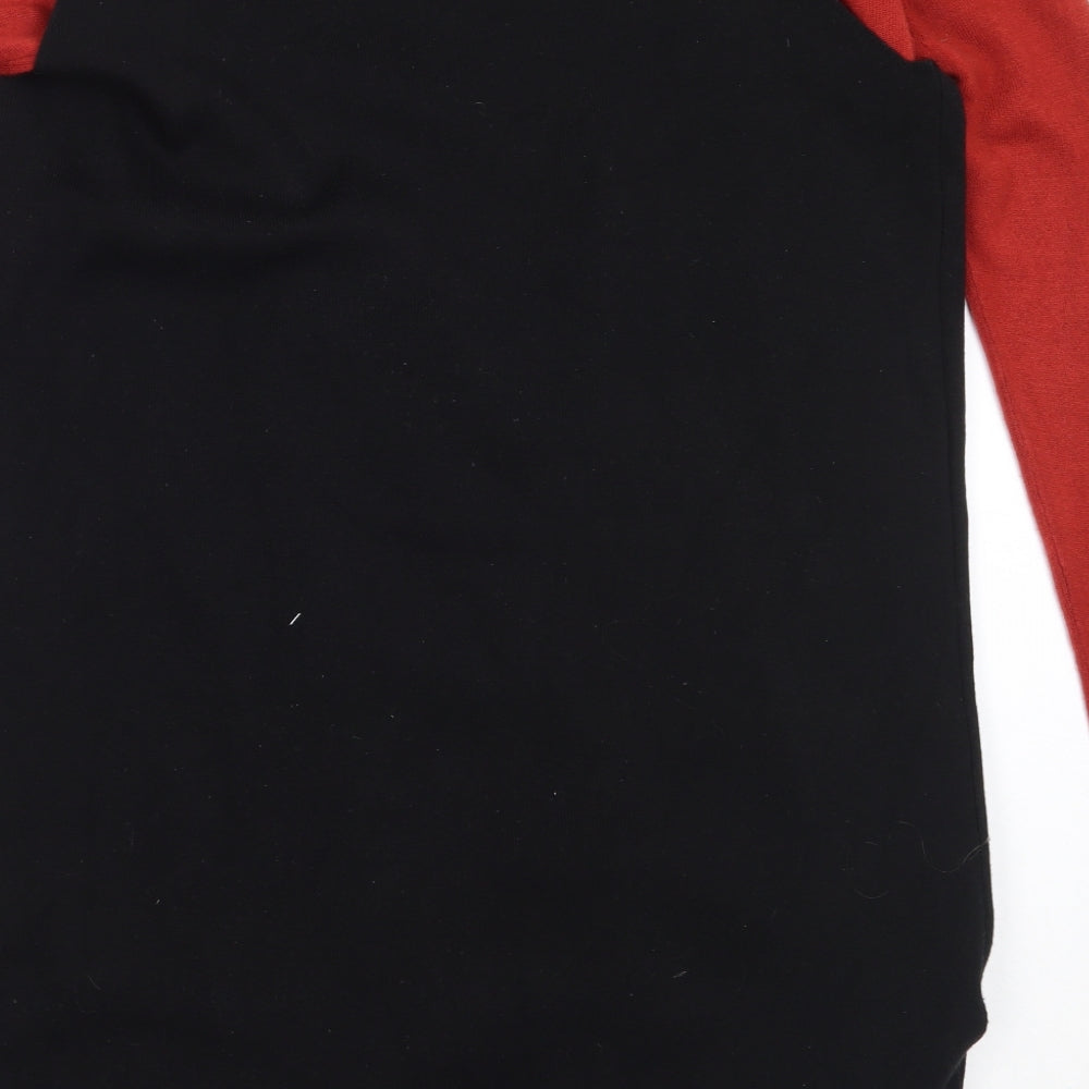 Atmosphere Womens Red Round Neck  Acrylic Cardigan Jumper Size 10