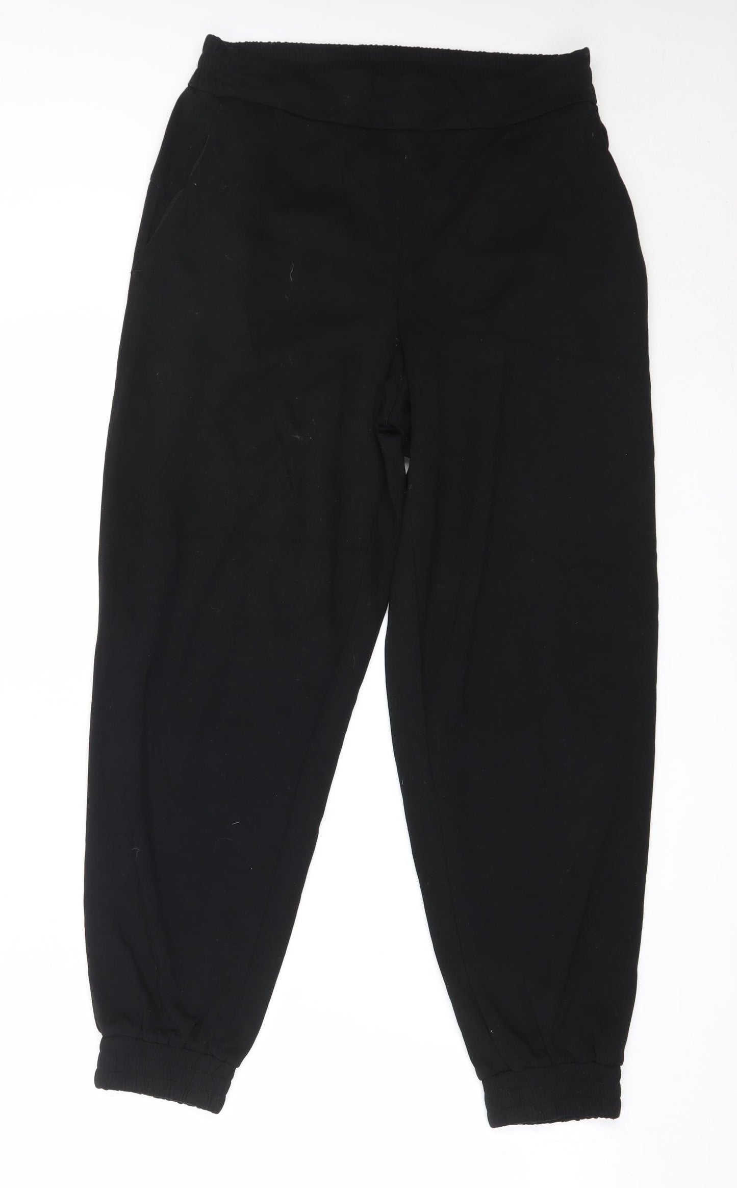 Rachel Zoe Womens Black  Nylon Jogger Trousers Size M L28 in Regular