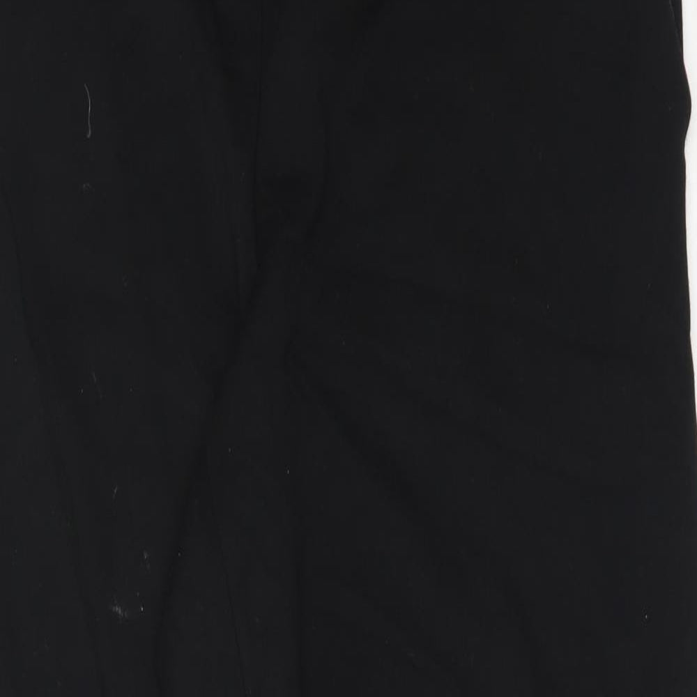 Rachel Zoe Womens Black  Nylon Jogger Trousers Size M L28 in Regular