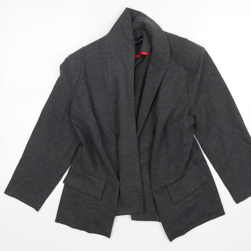 Marks & Spencer School Womens Grey  Polyester Jacket Blazer Size 14