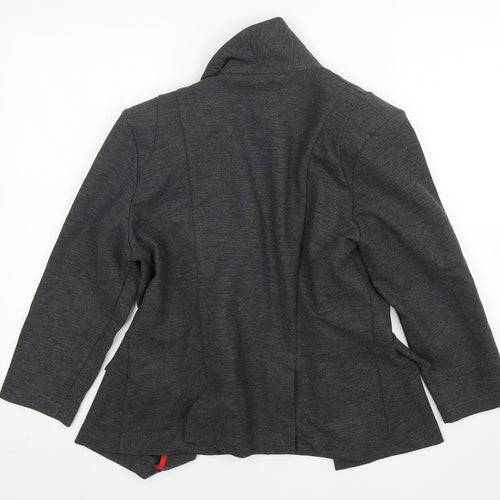 Marks & Spencer School Womens Grey  Polyester Jacket Blazer Size 14
