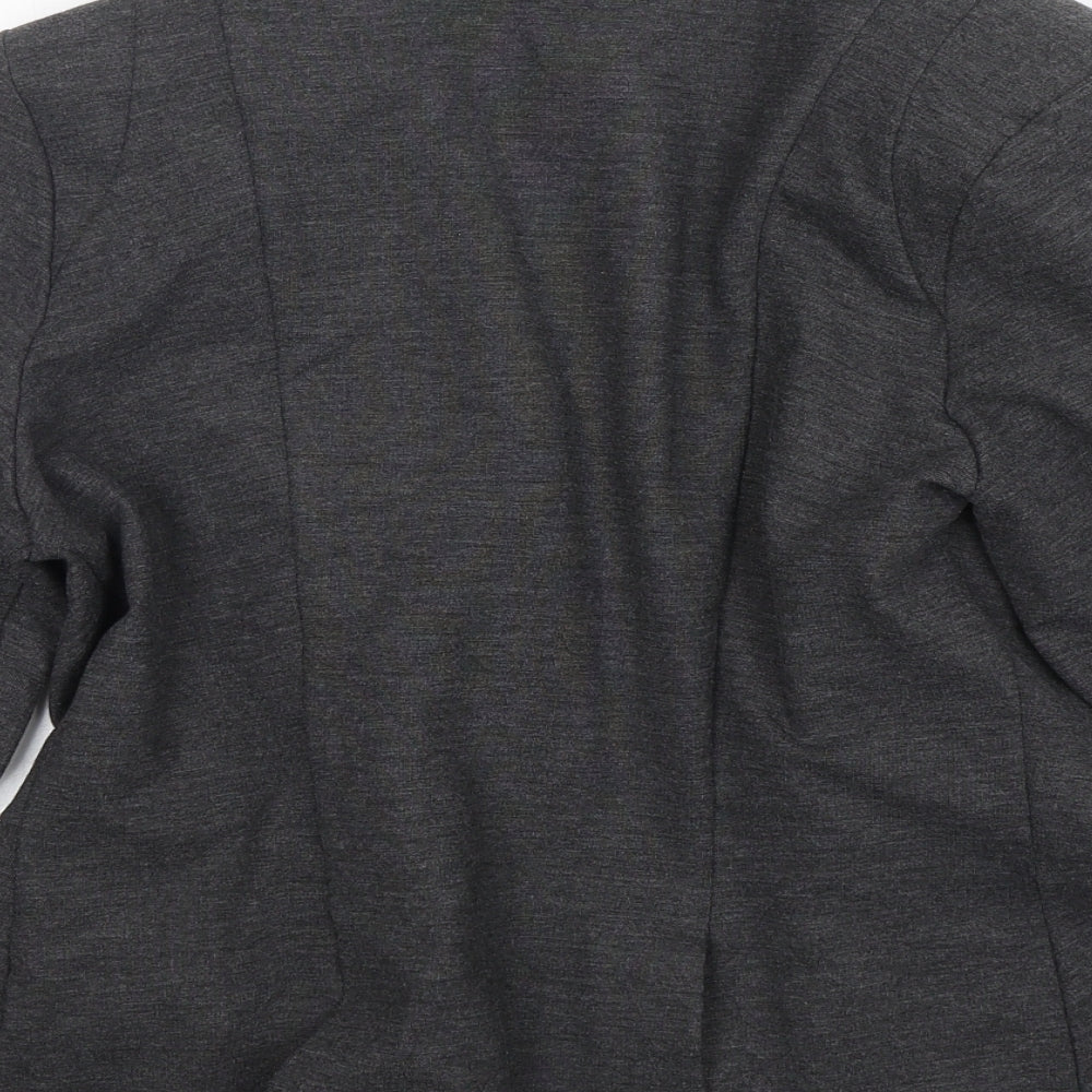 Marks & Spencer School Womens Grey  Polyester Jacket Blazer Size 14