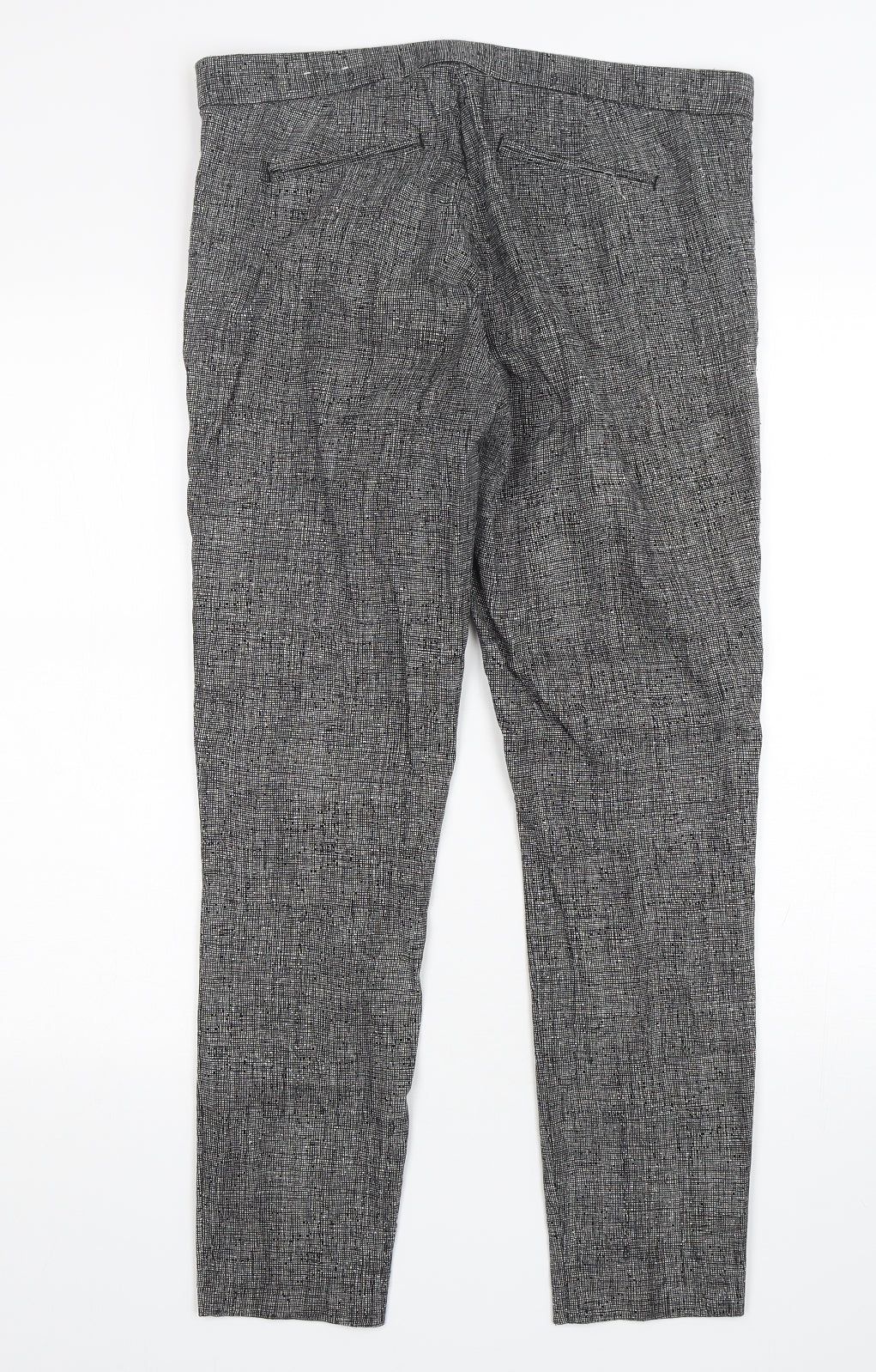 Jasmine & Juliana Womens Grey  Nylon Trousers  Size 16 L29 in Regular Zip