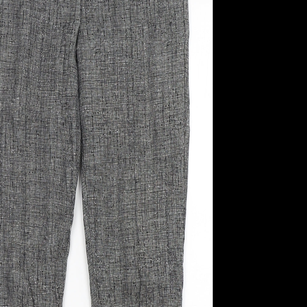 Jasmine & Juliana Womens Grey  Nylon Trousers  Size 16 L29 in Regular Zip