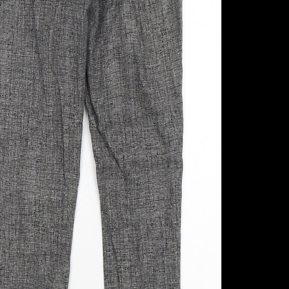 Jasmine & Juliana Womens Grey  Nylon Trousers  Size 16 L29 in Regular Zip