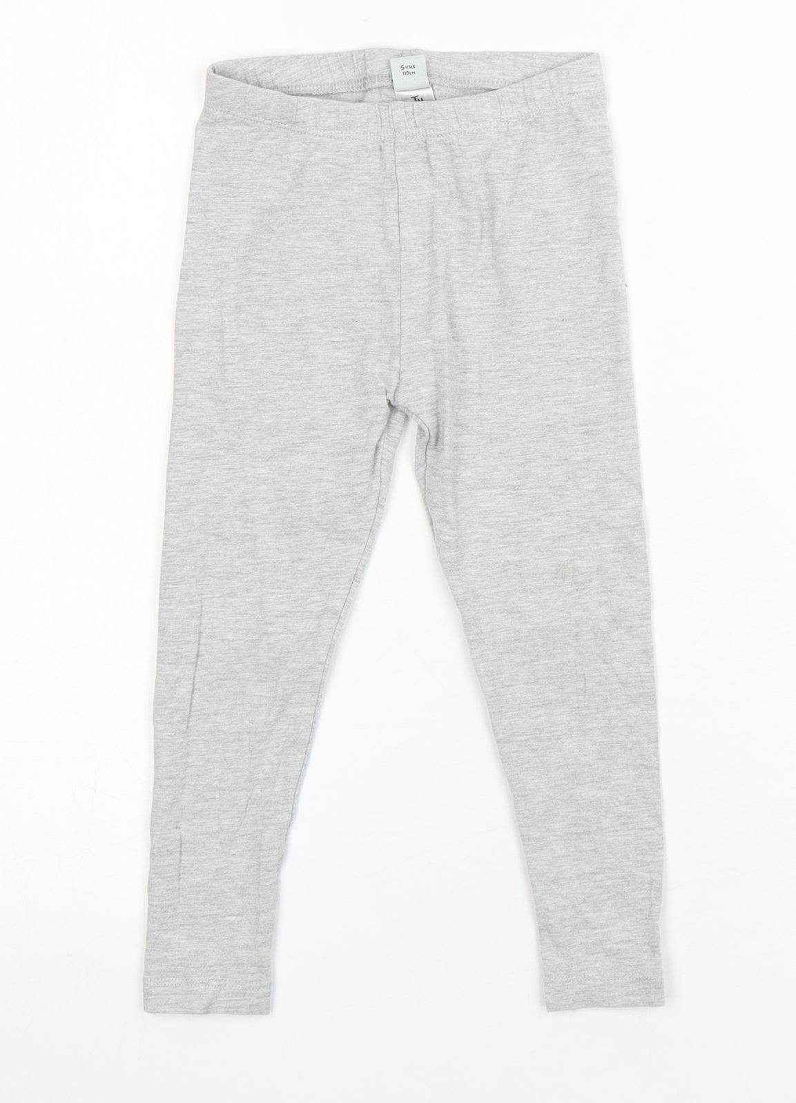 TU Girls Grey  Cotton Sweatpants Trousers Size 5 Years  Regular Pullover - Leggings