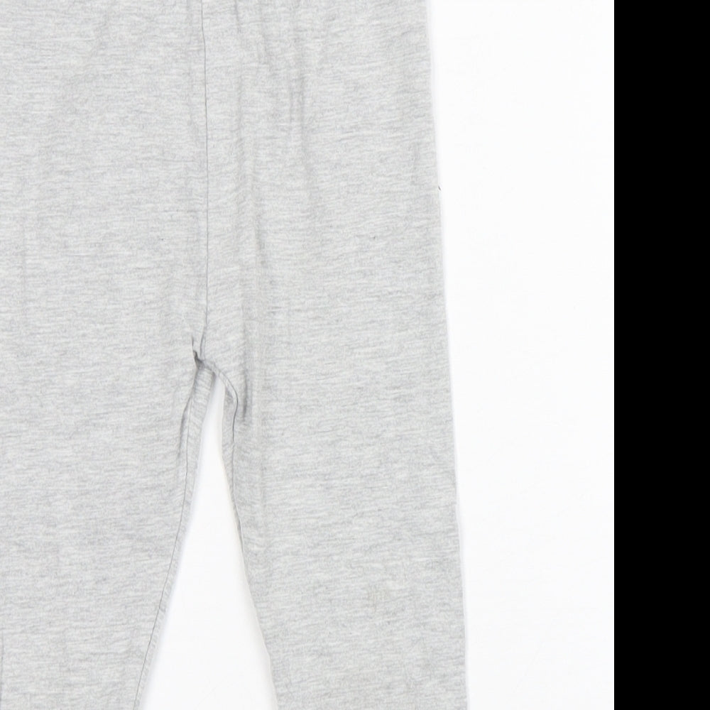 TU Girls Grey  Cotton Sweatpants Trousers Size 5 Years  Regular Pullover - Leggings