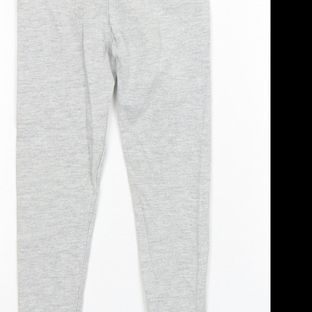 TU Girls Grey  Cotton Sweatpants Trousers Size 5 Years  Regular Pullover - Leggings