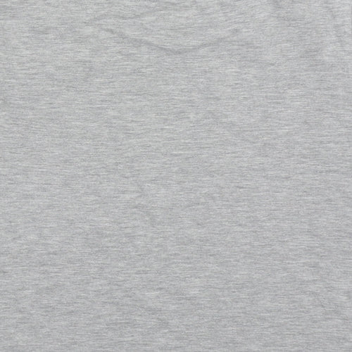 Marks and Spencer Girls Grey  Cotton Basic T-Shirt Size 11-12 Years Crew Neck Pullover - friends