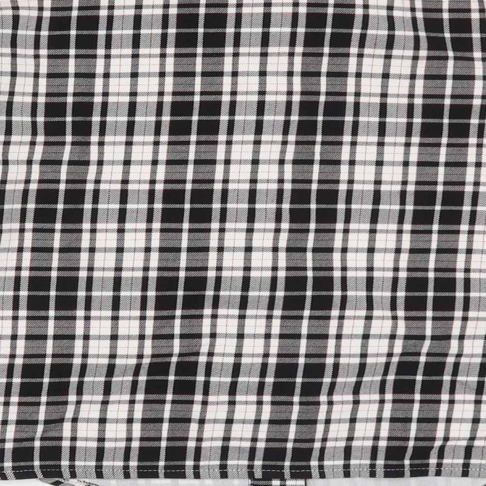 River Island Girls Black Check  Jacket  Size 11-12 Years  Button